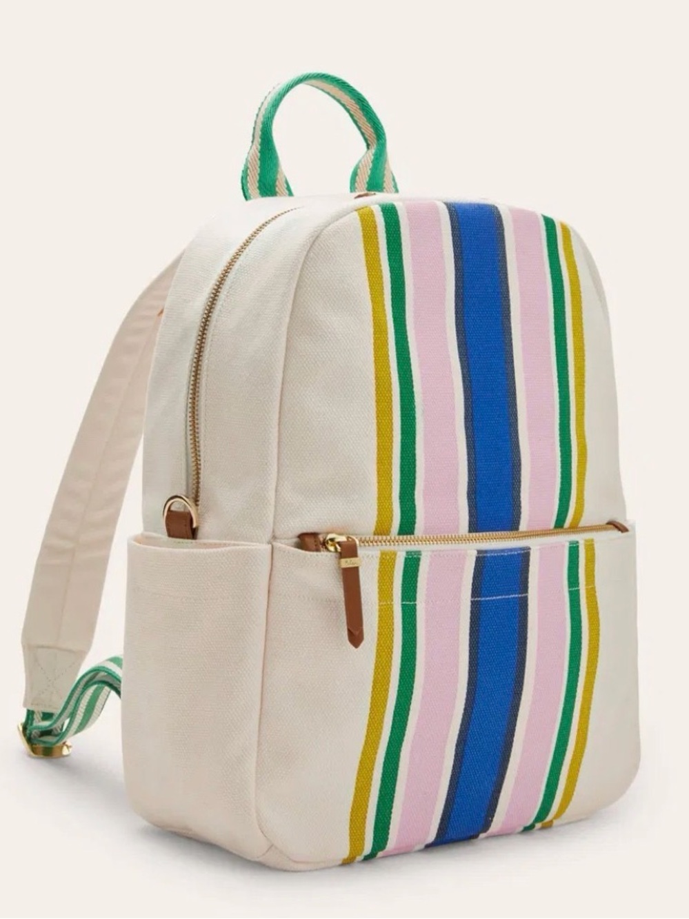 Boden Olivia Canvas Stripe Backpack